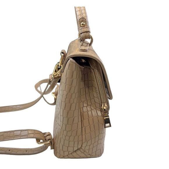 Moda Luxe Layne Backpack Nude Color Embossed - Picture 8 of 16